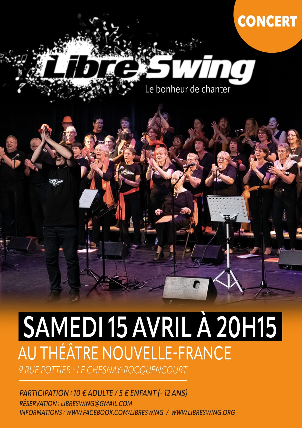 Libre Swing — L'affiche du concert